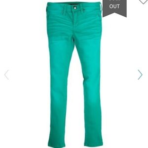 Joe's youth girls green skinny jeans size 14